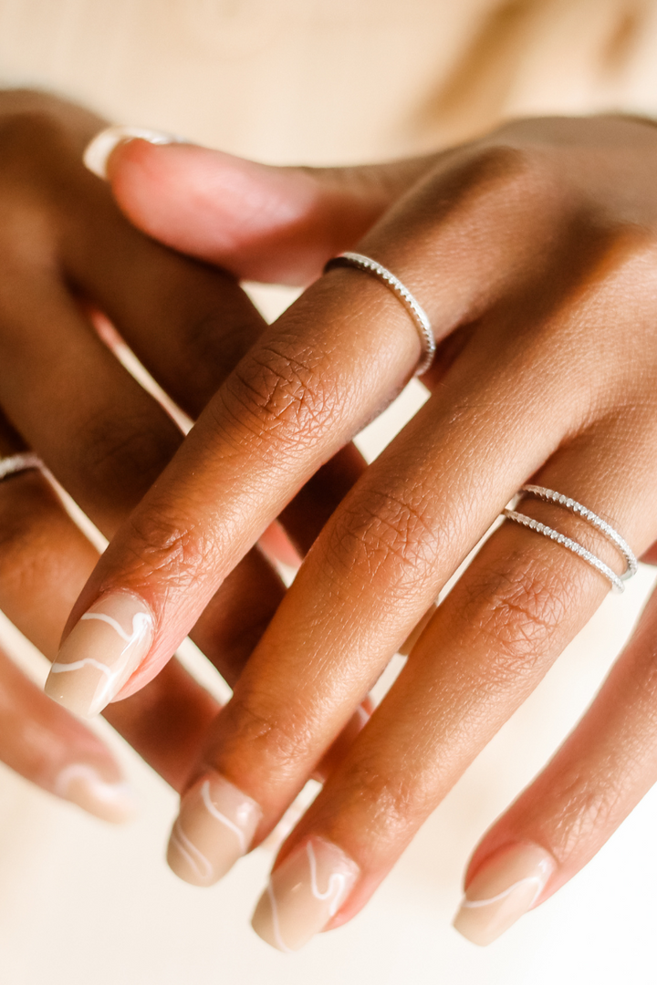 Lydia Ring Trio Set (Demi-Fine)