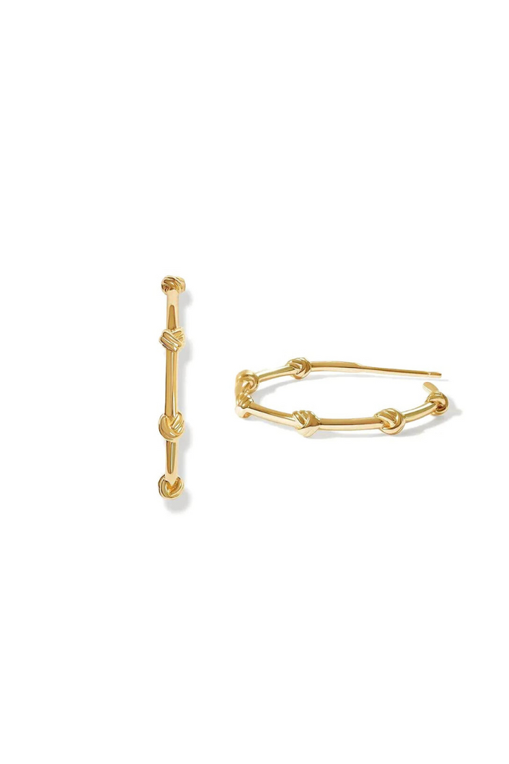 Knot Hoop (Demi-Fine)