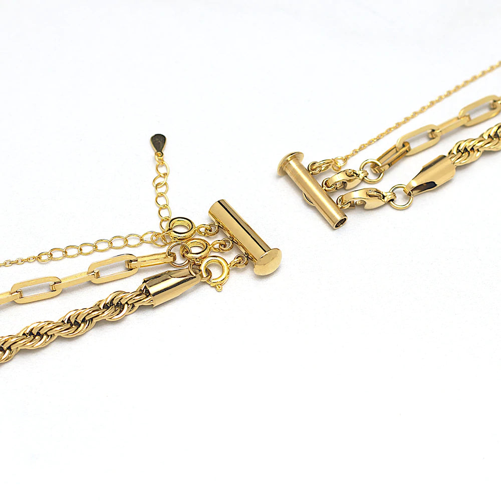 Layers Necklaces Solution - Gold (Demi-Fine)