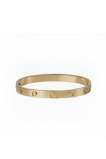 18k gold-plated Stainless steel gold bangle for women