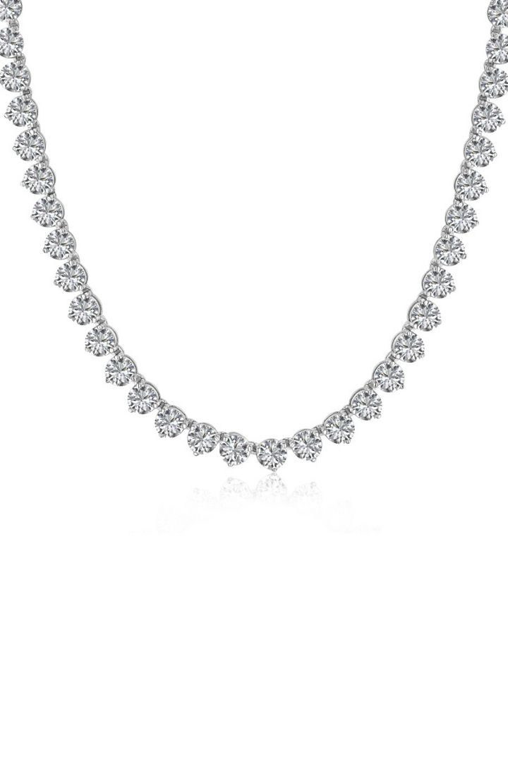 Noelle Tennis Necklace 18" (Demi-Fine)